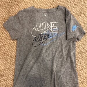 Nike Athletic Gray Tee with White Logo